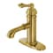 Kingston Brass KS7417ACL American Classic Single-Handle Bathroom Faucet, Brushed Brass KS7417ACL - alternate 1
